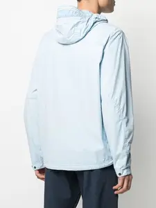 OEM di Nuovo Modo Con Cappuccio da Uomo Outdoor 100% Poliammide Giacca A Vento Giacca Logo Personalizzato