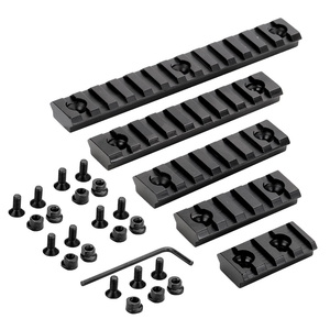 Accesorios Tácticos de Caza, Juego de Bases de Conexión Ranuradas de 5 Tamaños (40 a 135 mm), Aleación de Aluminio, Equipo Universal para Exteriores - Product Image 6