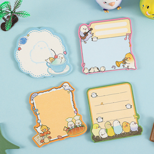 Bloc de Notas Adhesivas con Forma de Animales de la Serie Little Fluffball, Diseño Original con Pegamento en la Parte Posterior para Decoración del Hogar y la Oficina - Product Image 5