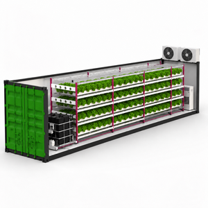 Système de culture hydroponique, aquaponique et aéroponique vertical Holm pour légumes à feuilles, avec éclairage LED à spectre complet et fonctionnement automatique - Product Image 5