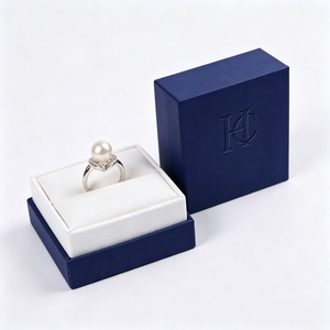 Fournisseur de boîtes à bagues personnalisées avec logo, service OEM, étui à bijoux personnalisé, emballage cadeau rigide en deux parties pour la vente en gros - Product Image 5