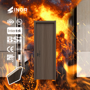 3 heures en acier inoxydable isolé ignifuge en fer forgé coupe-feu porte fenêtre insonorisé surface finie école cuisine - Product Image 1