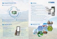 1408 Saluran Penerima GNSS RTK BDS/GPS/GLONASS/Galileo AR Visual Stakeout 60 °   Tilt IMU untuk Survei GIS