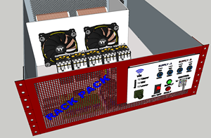 Station de charge 7kw pour Center de données, socle mobile pour Simulation de serveur - Product Image 2