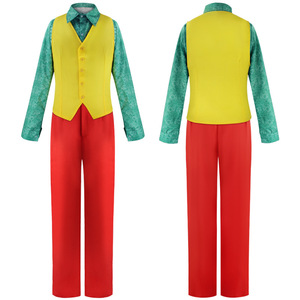 Costume de Joker, ensemble de tenue de cosplay, costume rouge, clown Jack, taille adulte, été 2023, jeu d'anime, jeu de rôle - Product Image 2