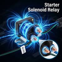 Relay Solenoid Starter SEJOW ATV Quad Pit Bike 50-110cc Terminal Tembaga Arus Tinggi Handal Pengganti OEM Kabel Harness