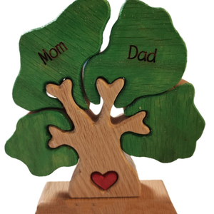 Vendita calda famiglia legno albero a mano festa della mamma regalo di famiglia ricordi regali di famiglia - Product Image 5