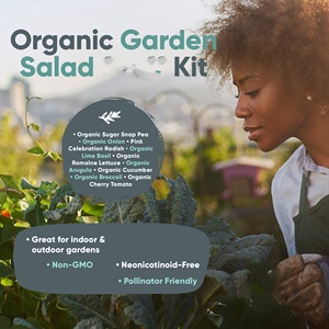 Coffret cadeau de légumes <span class=keywords><strong>bio</strong></span> héritage 9 truies de plantation comprenant tomate cerise laitue romaine pois à pression basilic pour sol intérieur - Product Image 4