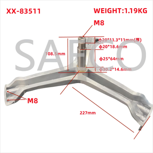 XX-83509 <span class=keywords><strong>Electrolux</strong></span> Machine à laver tambour araignée A02829201 deux trous A02829203 1A300200 A00675505 Machine à laver pièces de rechange - Product Image 4