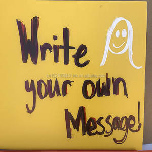 Anti-UV Kosong 18X24 Kuning PP Berongga Cetak Corflute Plastik Keamanan Lembar Cetak Tanda Halaman Kampanye dengan Bingkai H/H-stake - Product Image 4