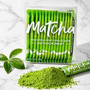 <span class=keywords><strong>Matcha</strong></span> en Polvo Premium 7A, 15 Sobres, Té Verde en Polvo, Marca Privada, Venta al por Mayor, Bebida Energética Saludable, Té Detox, OEM - Product Image 1
