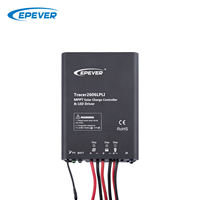 Contrôleur de lampadaire solaire MPPT 10A 15A 20A 12V 24V à identification automatique avec pilote LED intégré pour système d'énergie solaire extérieur