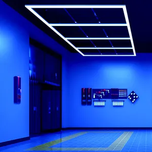 ワークショップジム用ガレージ六角形LEDライト用商業作業灯42Wアルミニウムハニカムランプ照明