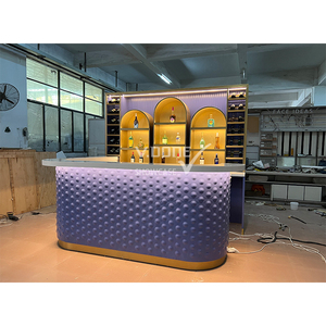 Luxury Four-Door Wine Cabinet with Wine Rack Metal <strong>Sideboard</strong> Buffet <strong>for</strong> <strong>Kitchen</strong> &amp; Living Room Storage Elegant Decorations - Product Image 4