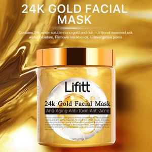 LIFITTプライベートプライス リフィット24Kゴールドフェイシャルマスク アンチエイジング ニキビ対策 美白 保湿 フェイススキンケアマスク - Product Image 2