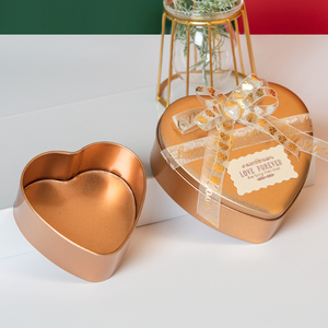 מותאם אישית פנטה לחג המולד צבע אדום להגדיר צנצנות מתכת ריקה עבור ממתקי שוקולד עבור מלאכה ומדבקות - Product Image 4