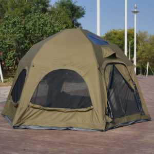 Tente Gonflable de Luxe Extérieure Quatre Saisons à Montage Rapide avec Auvent Extensible en Tissu Oxford Imperméable pour Camping - Product Image 1