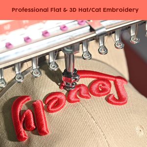 Máquina de Bordar Comercial PooLin EOM, Área de Bordado Grande de 240*360 mm, 1000 PPM, Pantalla Táctil de 9 Pulgadas, USB y WiFi, <span class=keywords><strong>para</strong></span> Principiantes - Product Image 3