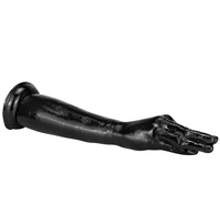 Dilatateur anal géant en forme de poing pour hommes et femmes, avec bras simulé et design chrysanthème HMPVC160 Dongguan