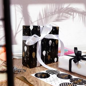 Vente en gros de papier kraft vierge en silicone enduit doré 80g pour anniversaire 43*300cm rouleau de papier d'emballage d'emballage pour cadeau de luxe personnalisé - Product Image 2
