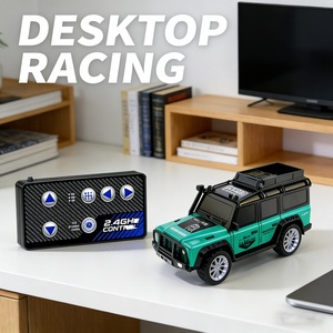 Coche RC SUV de Aleación 1:64, 2.4GHz, Doble Modo, Control por <span class=keywords><strong>APP</strong></span> y <span class=keywords><strong>Remoto</strong></span>, 3 Velocidades, Mini Coche RC con Sensor de Gravedad, El <span class=keywords><strong>Mejor</strong></span> Regalo - Product Image 3
