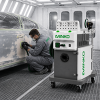 Máquina de lijado al vacío para pintura de automóviles, sin polvo, neumática, eléctrica, móvil, para carrocería, extractor de polvo, 110V 220V