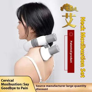 Çift kafalı yakı boyun masaj ev kullanımı servikal omurga için güzellik salonu cihazı masaj isı tedavisi çin tıbbı - Product Image 2