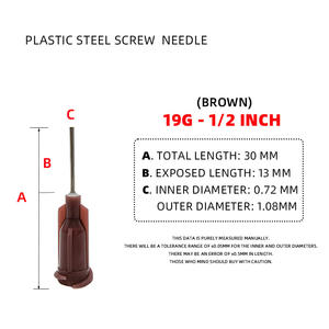 Buses à visser en <span class=keywords><strong>plastique</strong></span> et acier de 1/2 pouce, best-seller, haute efficacité, compatibilité industrielle pour le dosage - Product Image 2