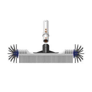 Brosse de <span class=keywords><strong>piscine</strong></span> en plastique à 360 degrés pour nettoyer les murs, les escaliers et les coins des piscines hors sol, sans danger pour les revêtements en vinyle - Product Image 1