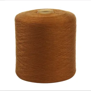High Tenacity Polyester Yarns 100% Polyester Yarn Recycled Polyester Spun Yarn For Weaving