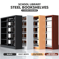 Estantería de Metal de pie y estante de libros, Biblioteca blanca, caja de libros, estante de exhibición, estante de libros para niños, almacenamiento para oficina