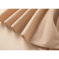 Robe en cachemire 100% pour femmes, col en V, style enveloppant, cintrée à la taille, manches longues, midi, élégante, automne-hiver, robe swing