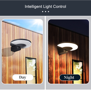 Mistai Polycrystalline Solar Wall <b>Sensor</b> <b>Light</b> Waterproof IP67 6000K 7W/5V <b>LED</b> Garden Lamp Outdoor Courtyard Aluminum & PC Base - Product Image 3