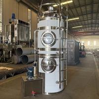 Tour de pulvérisation personnalisable en acier inoxydable 304, épurateur humide pour système de purification des fumées acides et des gaz résiduels industriels
