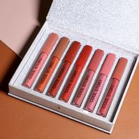 Ensemble de rouge à lèvres et Gloss mat, 7 couleurs, bon marché, vente en gros, nouveauté,