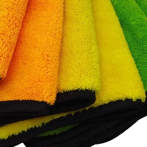 Panno per la pulizia dell'autolavaggio 800 <span class=keywords><strong>salviette</strong></span> a <span class=keywords><strong>doppio</strong></span> colore Gsm addensare i dettagli di asciugatura per auto stracci asciugamano in microfibra 1200Gsm - Product Image 3