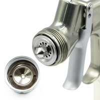 Pistola de Pintura Profesional Industrial sin Aire para Carrocería, Sistema HVLP con Patrón Alien de 1.3mm, Alimentación Neumática por Gravedad