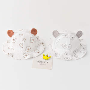 Chapeau de pêcheur d'été élégant pour bébés et jeunes enfants Chapeau de soleil fin et confortable pour bébé garçon et fille <span class=keywords><strong>Protection</strong></span> solaire - Product Image 4
