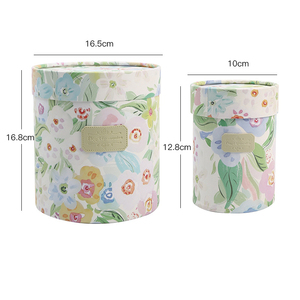 INUNION nuevas tendencias 2 uds primavera Floral cilindro caja de regalo conjunto redondo <span class=keywords><strong>abrazo</strong></span> cubo arreglos florales caja de embalaje para suministros florales - Product Image 6
