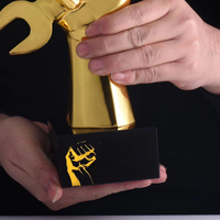 Clé à étrier à marteau personnalisée Compétences Concours Prix Métal 3d Modèle Camion Réparateur Trophée