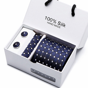 Luxe Hommes Gris <span class=keywords><strong>Rose</strong></span> Floral <span class=keywords><strong>Cravate</strong></span> Hanky Boutons De Manchette Ensembles Hommes <span class=keywords><strong>Soie</strong></span> 8cm Largeur Cravates Pour Hommes - Product Image 3