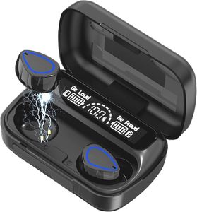Ipx7 Waterproof Earbuds Headband <b>Wireless</b> Earplug Earphones Gaming with <b>Mic</b> Noise Hi-Fi Boat M10 Earbuds - Product Image 1