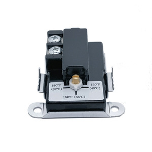 Interrupteur de contrôle de température pour chauffe-eau haute puissance Emerson, remplacement 59T 66T, double pôle double contact 82 degrés, double contact 66 degrés - Product Image 4