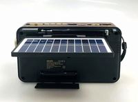 Radio M-535BT-S Tragbarer Solar-Digital-Weltempfänger Notfall-Funkgerät MP3 USB Portatiles Aufladbares AM/FM/SW-Radio