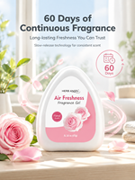 Gel parfumé solide, diffuseur d'ambiance longue durée, gel neutralisateur d'odeurs pour la maison, la salle de bain, le bureau