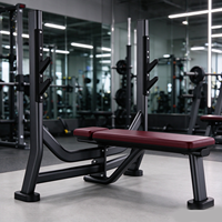 Station de musculation plate pour presse à la barre, idéale pour la maison, la salle de sport, l'entraînement de force pectorale et la musculation