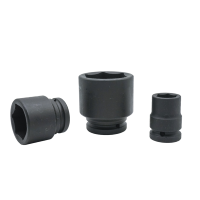Llave de Impacto Profunda de 6 Puntas, 3/8" x 13mm, Cuadrado Métrico, 30mm, Aleación de Aluminio, Grado Industrial, Enchufe Reversible, OEM Hidráulico