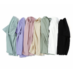 เสื้อยืดผู้หญิงผ้าฝ้ายพีมา 100% หนัก 190 กรัม ทรงเข้ารูปสำหรับฤดูร้อน พิมพ์โลโก้ได้ตามต้องการ คุณภาพสูง ระบายอากาศได้ดี - Product Image 4