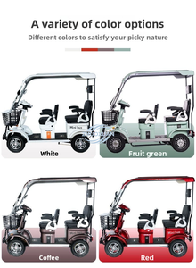 Carrito de Golf Eléctrico de 4 Ruedas con Techo, Mini Vehículo para Mujeres, Niños y Uso Doméstico - Product Image 2