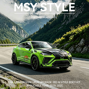 Kit carrosserie en fibre de carbone sèche de style MSY 1ère génération pour Lamborghini Urus 2018+ Pare-chocs avant et arrière, ailes, kit de carrosserie - Product Image 2